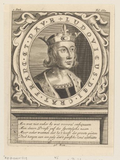 Portrait of Louis X, King of France