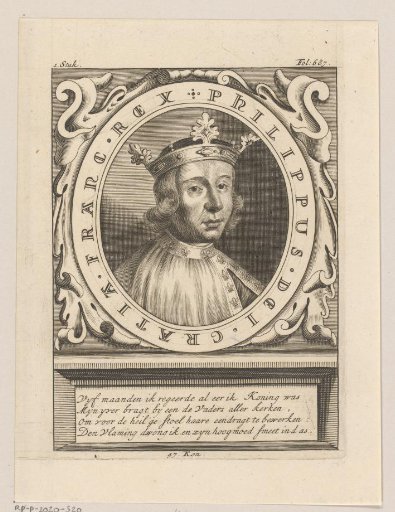 Portrait of Philip V, King of France