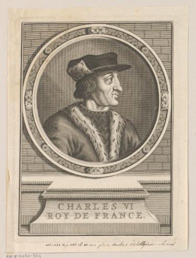 Portrait of Charles VI, King of France