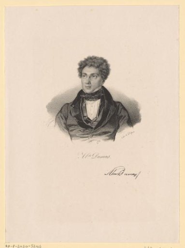 Portrait of Alexandre Dumas