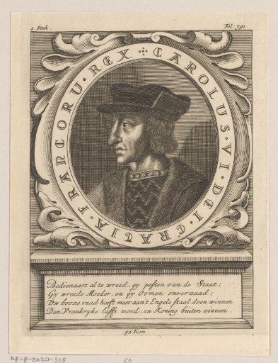 Portrait of Charles VI, King of France