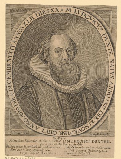Portrait of Ludovicus Dunte at the Age of 42