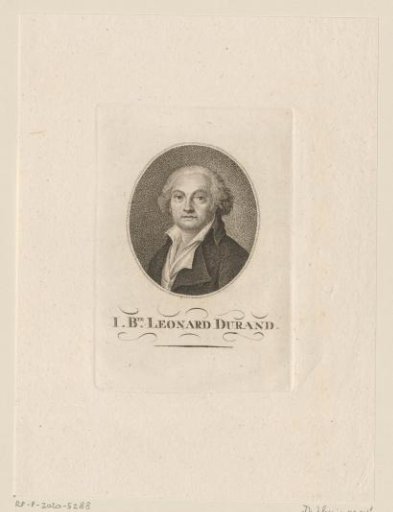Portrait of Jean Baptiste Léonard Durand
