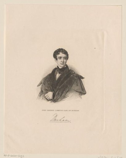 Portrait of John George Lambton, 1st Earl of Durham