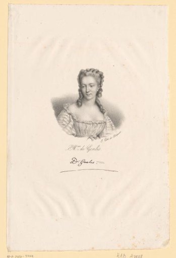 Portrait of Stéphanie Félicité, Countess of Genlis