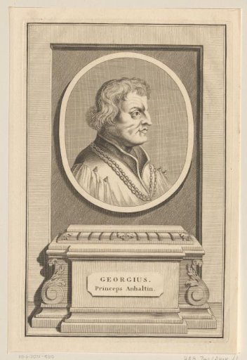 Portrait of Georg III von Anhalt-Plötzkau