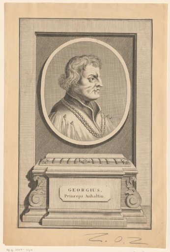 Portrait of Georg III von Anhalt-Plötzkau