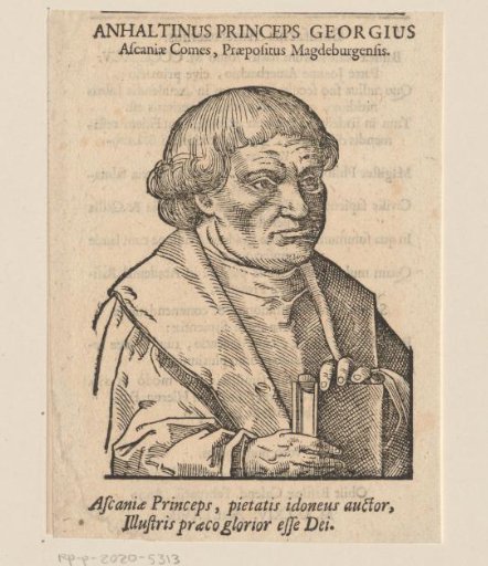 Portrait of Georg III von Anhalt-Plötzkau