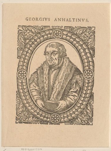 Portrait of Georg III von Anhalt-Plötzkau