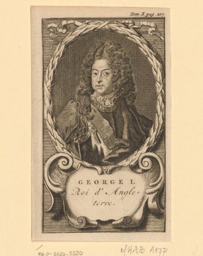 Portrait of George I, King of Great Britain and Ireland