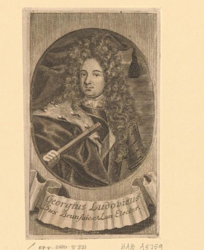 Portrait of George I, King of Great Britain and Ireland