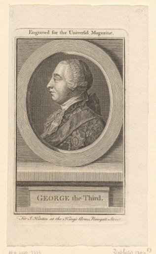 Portrait of George III, King of the United Kingdom