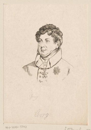 Portrait of George IV, King of the United Kingdom