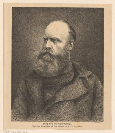 Portrait of George (II), Duke of Saxe-Meiningen