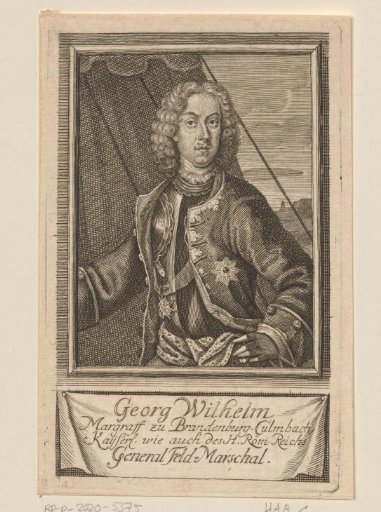 Portrait of George William of Brandenburg-Bayreuth