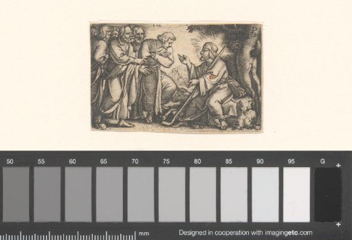Christ Meets the Disciples on the Road to Emmaus