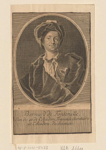 Portrait of Bernard le Bovier de Fontenelle