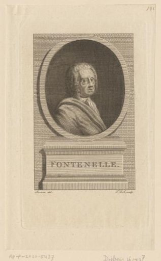 Portrait of Bernard de Fontenelle