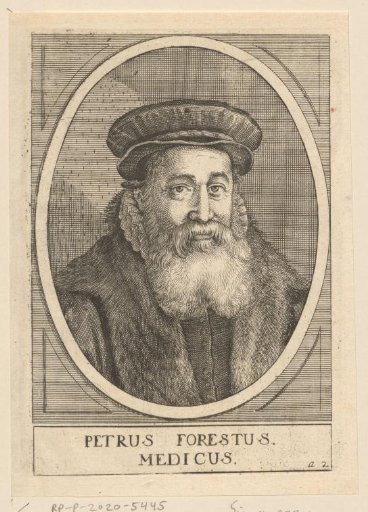Portrait of Pieter van Foreest