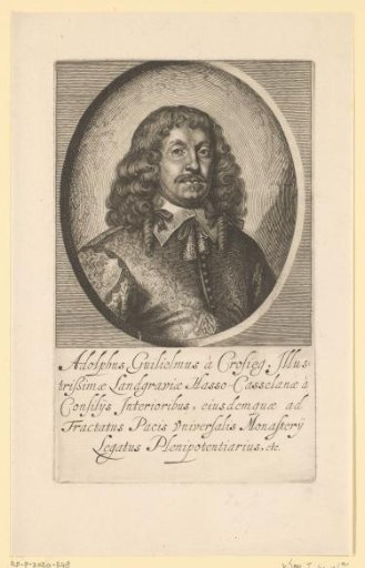 Portrait of diplomat Adolf Wilhelm von Krosigk