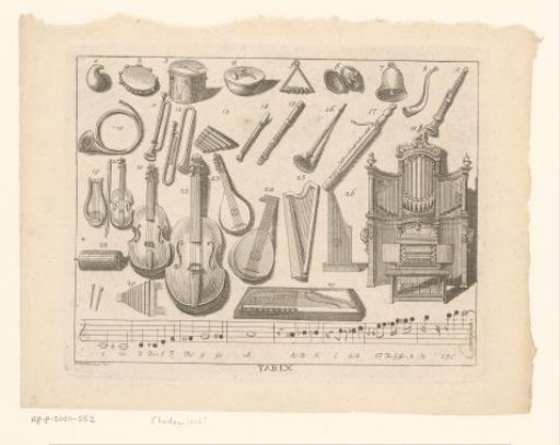 Various musical instruments