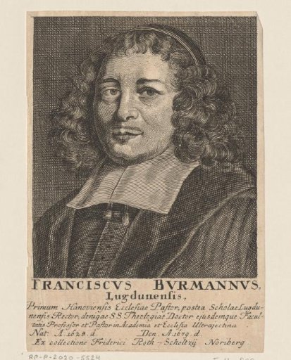 Portrait of Frans Burman (I)