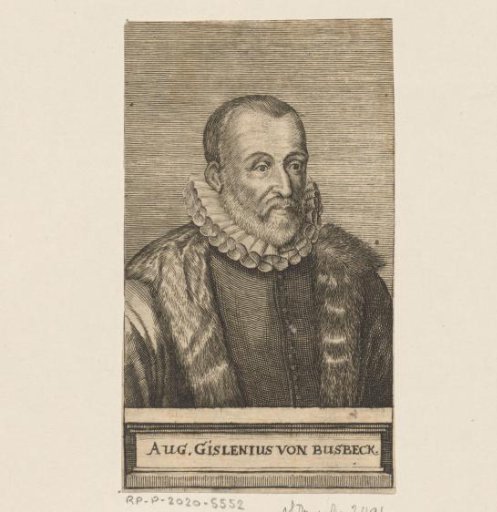 Portrait of Ogier Ghislain de Busbecq