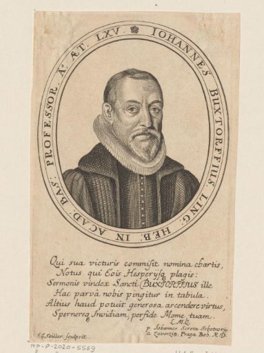Portrait of Johann Buxtorf (I)