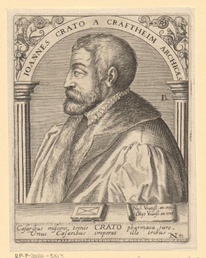 Portrait of Johannes Crato von Krafftheim