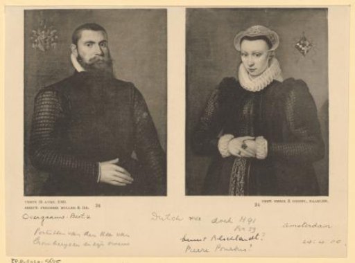Portraits of Melchior Cromhuysen and Maria Timmerman