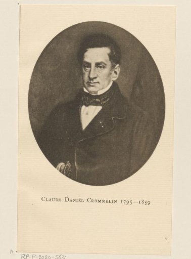 Portrait of Claude Daniël Crommelin