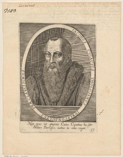 Portrait of Jacques Cujas