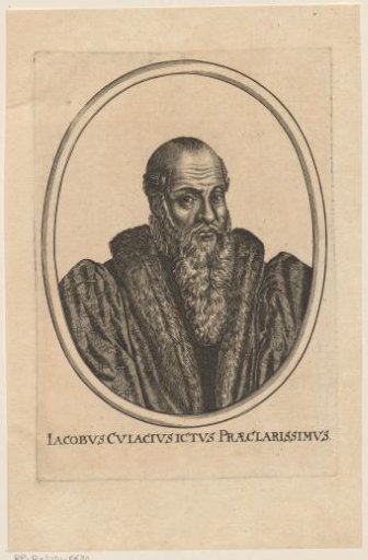 Portrait of Jacques Cujas