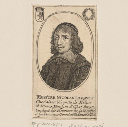 Portrait of Nicolas Fouquet