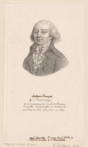 Portrait of Antoine François de Fourcroy