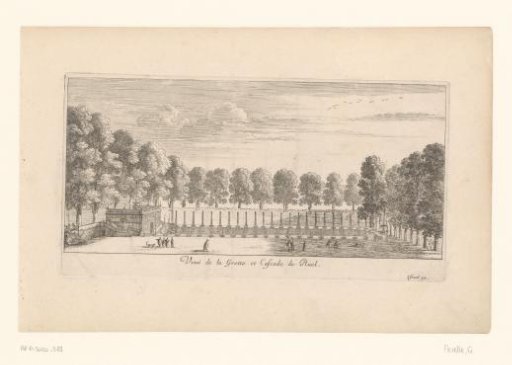View of the Grotto and Cascade in the Garden of the Château de Rueil