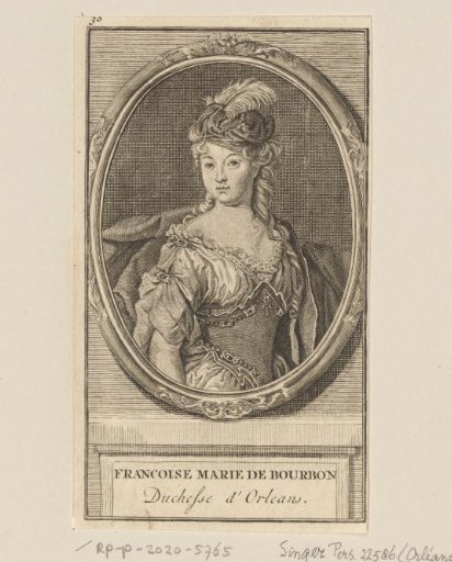 Portrait of Françoise Marie de Bourbon