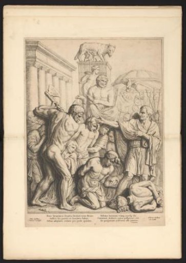 Relief with the Judgment of Lucius Junius Brutus in the Vierschaar of the Town Hall on the Dam