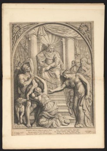 Relief with the Judgment of Solomon in the Vierschaar of the Town Hall on the Dam