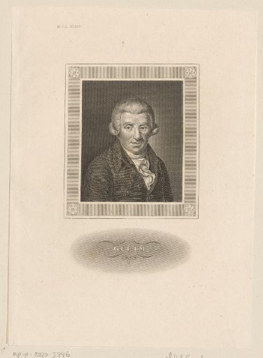 Portrait of Johann Wilhelm Ludwig Gleim