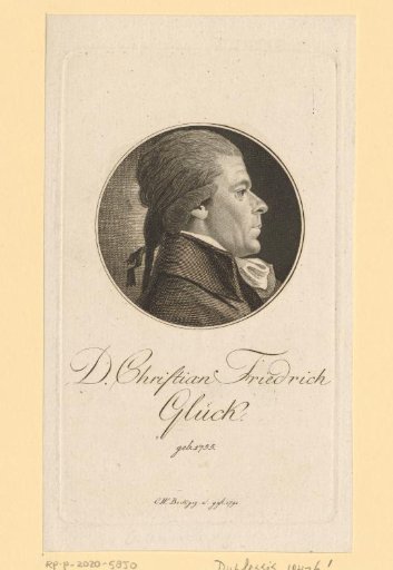 Portrait of Christian Friedrich von Glück