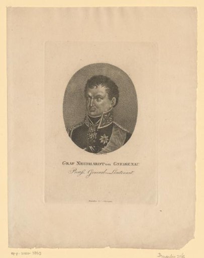 Portrait of August Neidhardt von Gneisenau