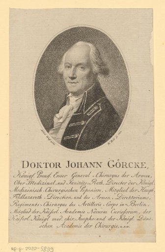 Portrait of Johann Goercke