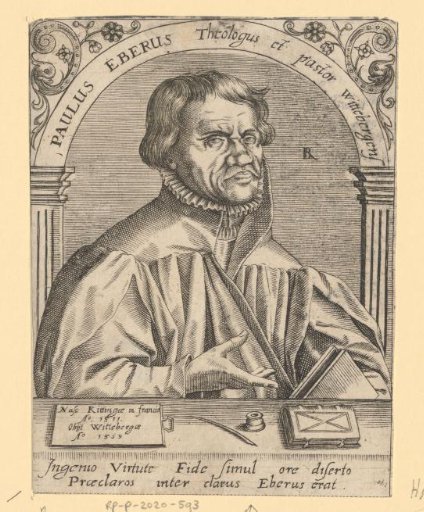 Portrait of Paul Eber