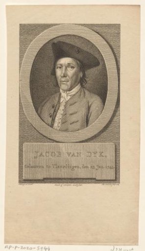 Portrait of Jacob van Dijk