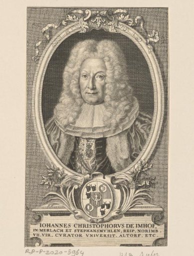 Portrait of Johann Christoph Imhof I