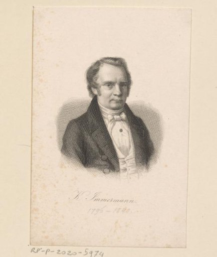 Portrait of Karl Immermann