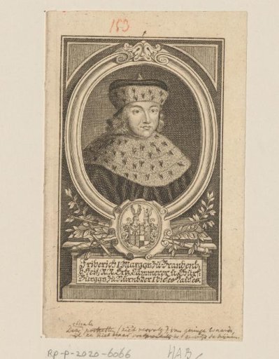 Portrait of Frederick I of Brandenburg