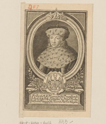 Portrait of Frederick II of Brandenburg