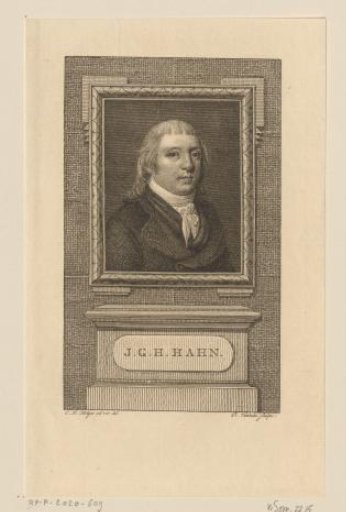Portrait of Jacob George Jeronimo Hahn